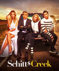 Schitts Creek Sitcom Poster paint by numbers