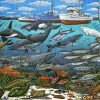 Sea Animals Art paint by numbers