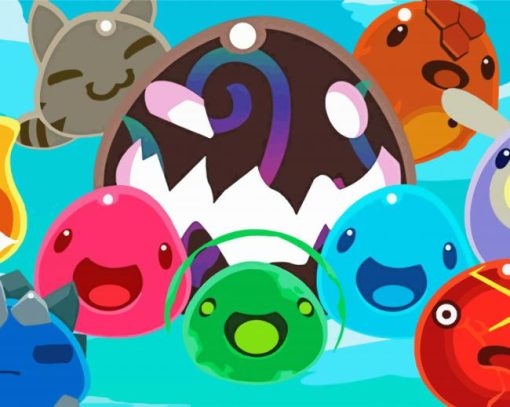 Slime Rancher Characters paint by numbers