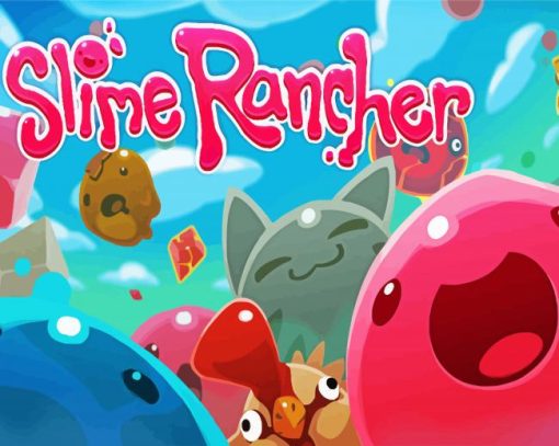 Slime Rancher Poster paint by numbers