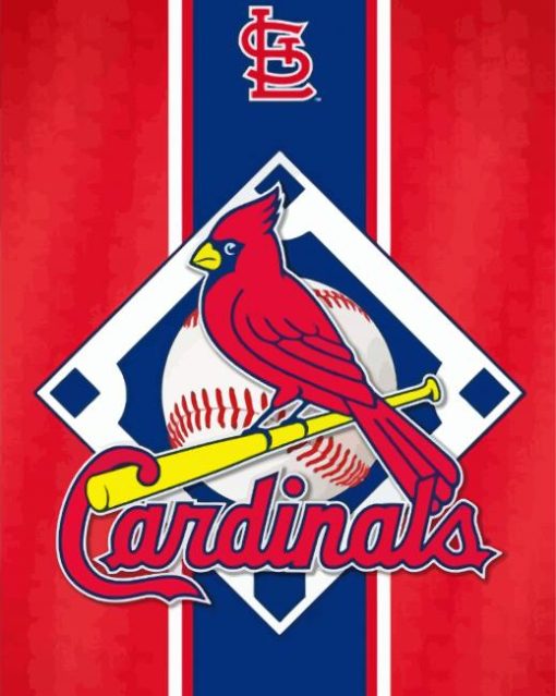 St Louis Cardinals Logo paint by numbers