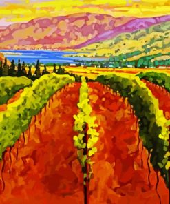 The Barossa Vineyard Art paint by numbers