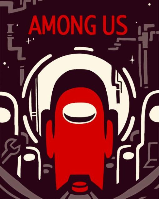 Among Us Illustration paint by numbers