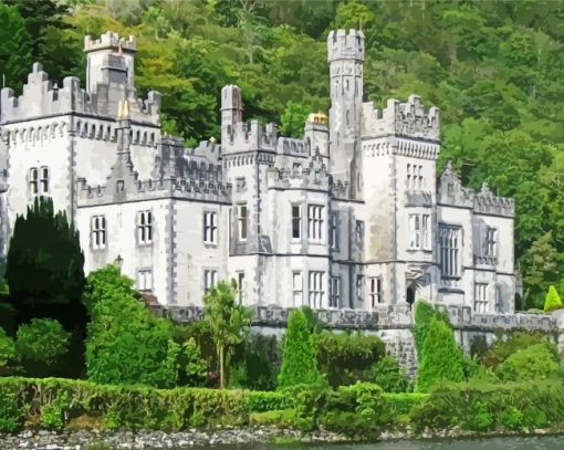 Kylemore Abbey paint by numbers