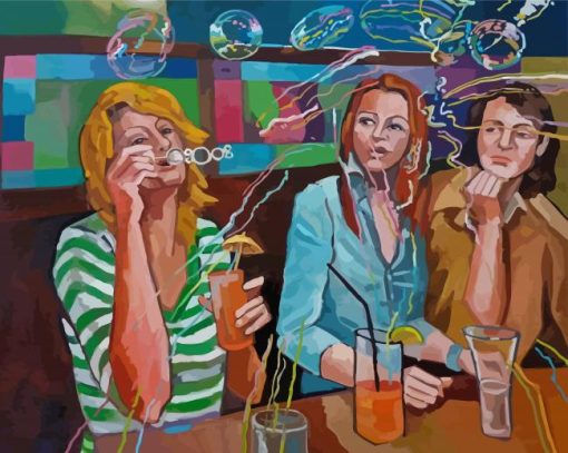 Ladies Party Art paint by numbers