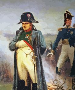 Napoleon In Waterloo Battle paint by numbers