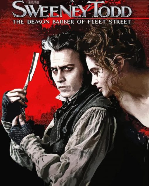 sweeney todd poster paint by numbers