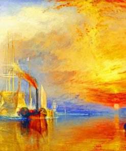 The Fighting Temeraire paint by numbers