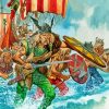 Vandals Vs Vikings piant by numbers