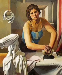 Woman Ironing Art paint by numbers