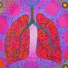 Colorful Lungs Art paint by number