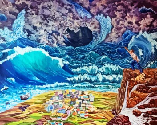 Tsunami Art paint by numbers