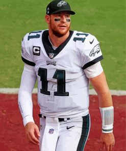 Carson Wentz Sport paint by numbers