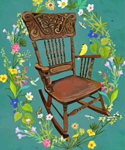 Framhouse Chair Art paint by numbers