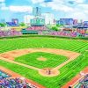 Wrigley Field paint by numbers