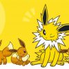 Cute Jolteon Pokemon paint by numbers