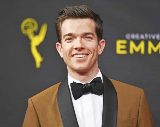 The Comedian John Mulaney paint by numbers