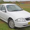 White Ford Falcon paint by numbers