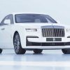 White Roll Royce paint by numbers