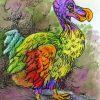 Colorful Dodo paint by numbers