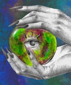 Crystal Ball Illustration paint by numbers