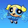 Cute Bubbles Powerpuff paint by numbers