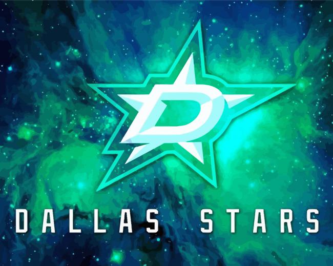 Dallas Stars Logo paint by numbers