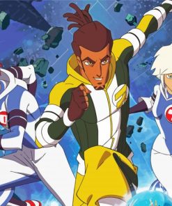 Galactik Football paint by numbers
