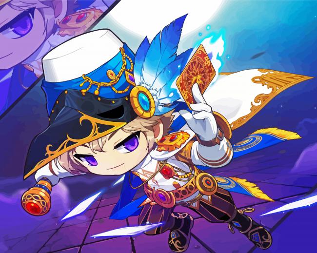 MapleStory Character paint by numbers