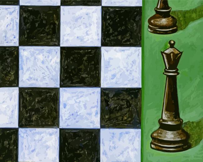 Cool Chess Board Paint By Numbers - Paint By Numbers