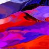 Colorful Abstract Hills paint by numbers