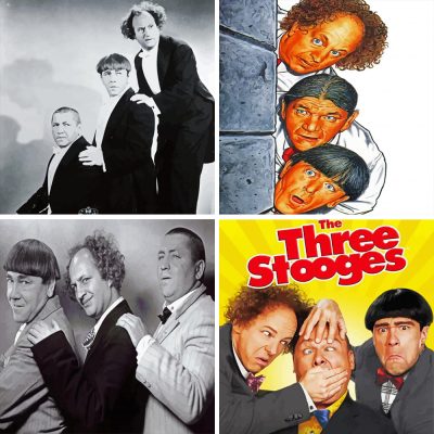 3 stooges painting by numbers