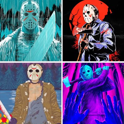 A Friday the 13th painting by numbers