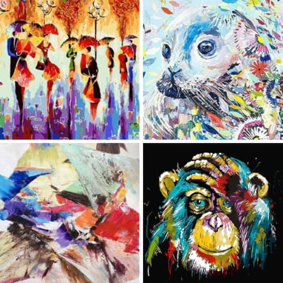 artworks painting by numbers