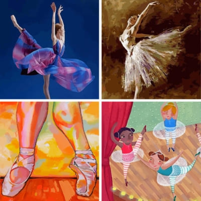 ballet painting by numbers