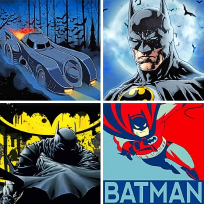 batman painting by numbers
