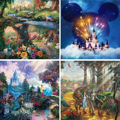 disney painting by numbers