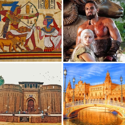 Historical painting by numbers
