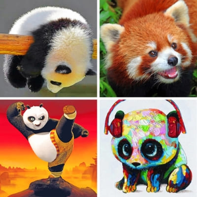 pandas painting by numbers