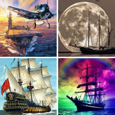 ship painting by numbers