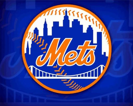 New York Mets Logo paint by numbers