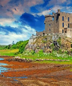 Aesthetic Dunvegan Castle paint by numbers