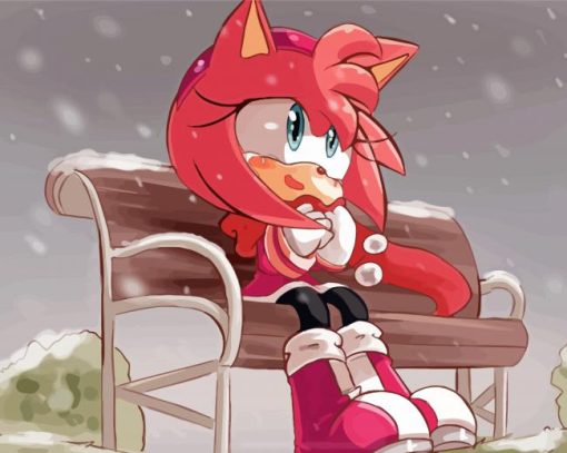 Amy Rose paint by numbers