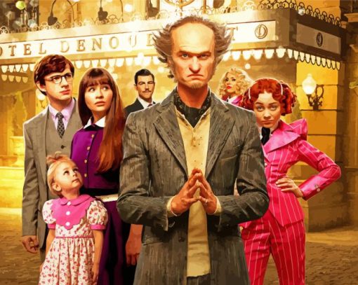 A Series of Unfortunate Events paint by numbers