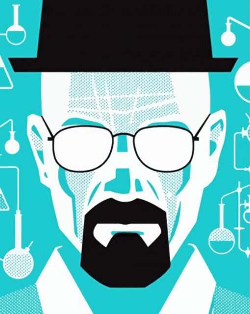 Walter White paint by numbers