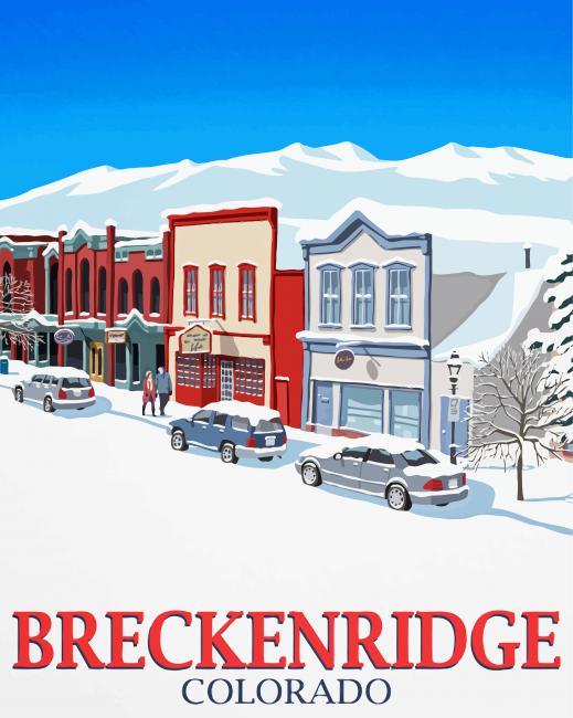 Breckenridge Illustration paint by numbers