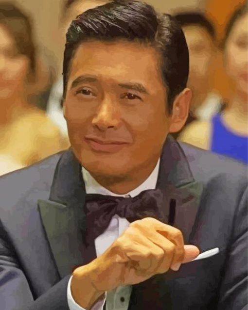 Classy Chow Yun Fat paint by numbers