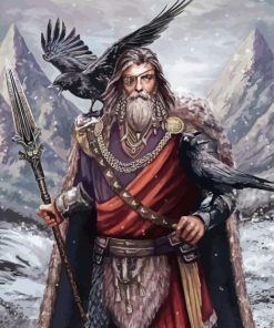 Odin Viking paint by numbers