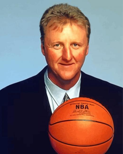 Old Larry Bird paint by numbers