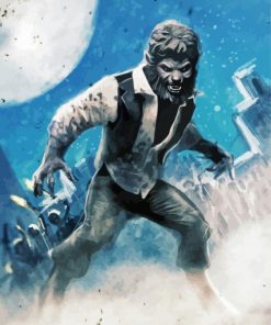 Wolfman paint by numbers